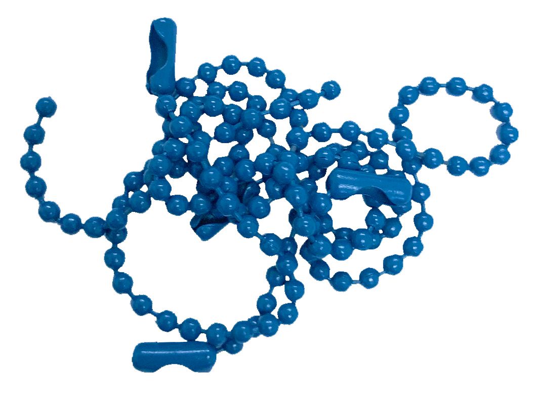 No.3 (2.4mm) Blue Steel Ball Key Chains